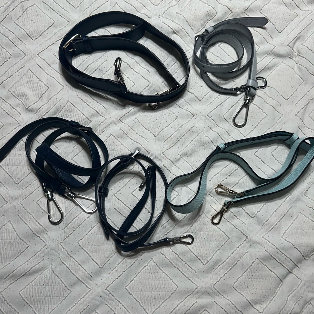 Kate spade navy/blue leather straps